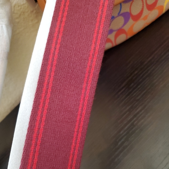 Coach Willow Saddle Bag In Rainbow Signature Canvas - Picture 9 of 12